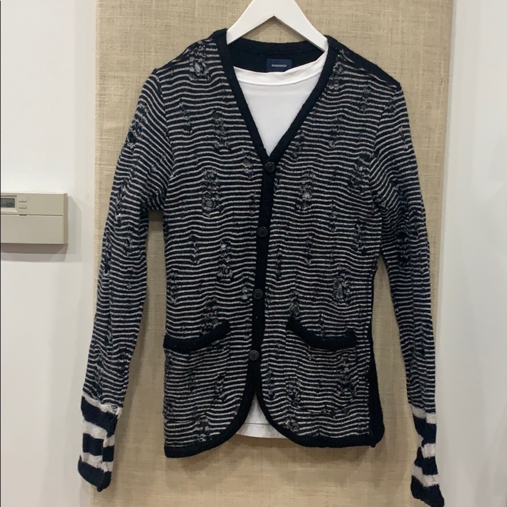 Miharayasuhiro grunge shotgun knit